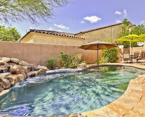 DC Ranch AZ covered courtyard