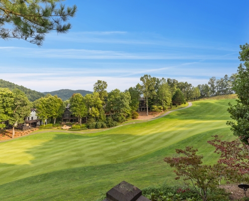 Waterfall - golf view from porch 96 Fair View Dr Clayton, GA 30525