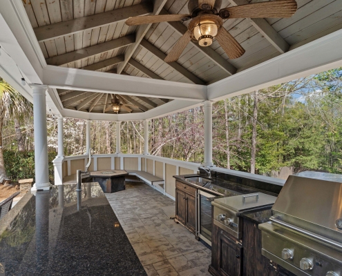 outdoor kitchen 211 Ronda Court Grovetown GA